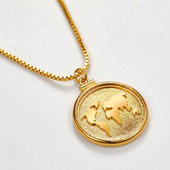 🌍 NWT 18K GOLD BLOGGER/CELEB FAV COIN MAP GINGER! - Picture 2 of 8